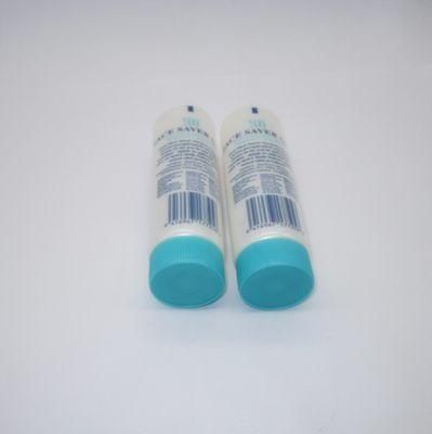 BPA Free 100ml Plastic PE Tube with Striped Screw on Cap