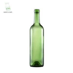 Glass Bottles for Sale Green Glass Bottle 750ml Glass Wine Bottles with Cork