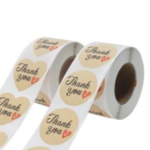 1.5inch/38mm Printed Thank You Self-Adhesive Label Sticker