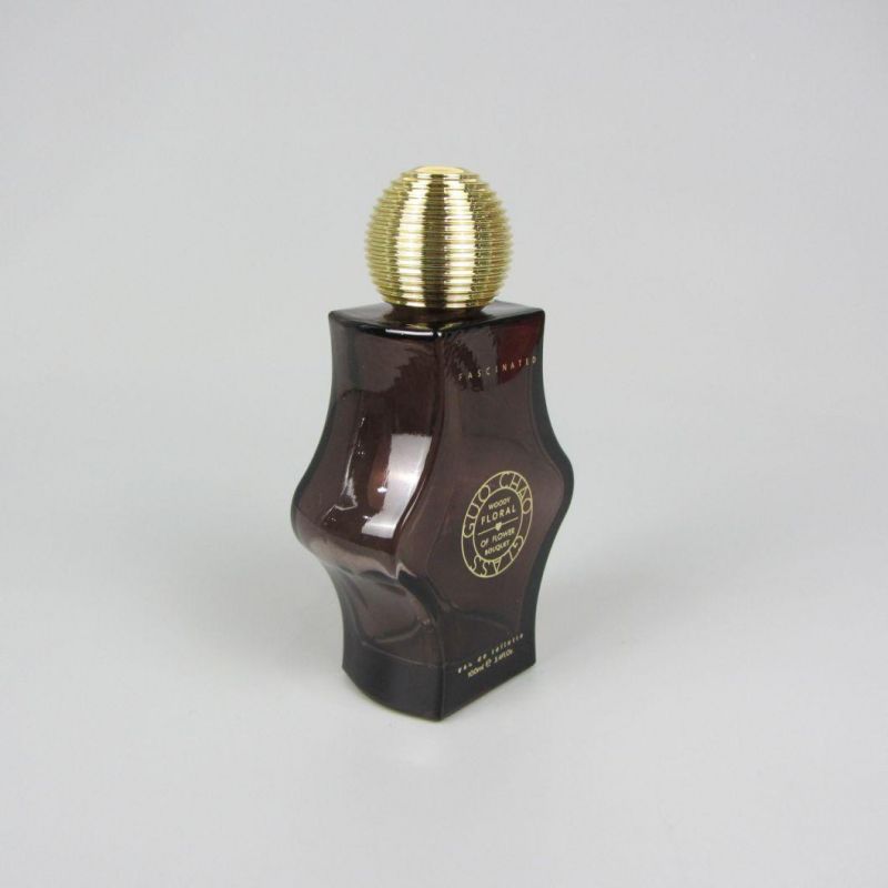 Black Big Cap Personalised Small Perfume Spray Bottle