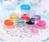 Small Cosmetic Acrylic Nails Powder Jar Travel Plastic Jar Night Eye Empty Cream Dipping Powder Containers Jars