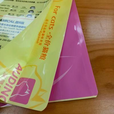 Custom Biodegradable Food Grade Plastic Bag Big 10kg 15kg 20kg Pet Dog Treats Feed Food Packaging Pouch with Resealable Zipper