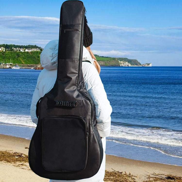 Waterproof Gig Case Musical Instrument Backpack Acoustic Shaped Bag for Guitar Bass Cello