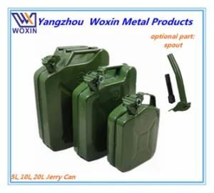 5L 10L 20L Portable Steel Jerry Can (WX030)