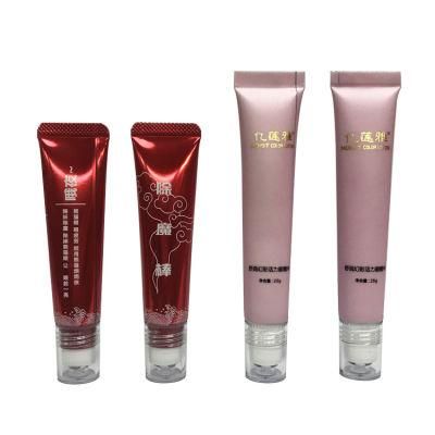 High Quality Roll on Massage Cosmetic Soothing Eye Gel with Steel Ball Cosmetic Tube