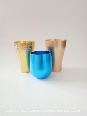 Blue Color Anodized Aluminum Cup