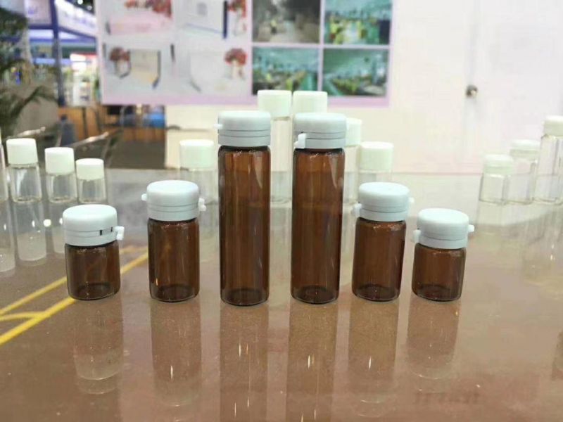 Ds020 Hot Selling Clear Amber Blue Round Essential Oil Glass Bottle Have Stock