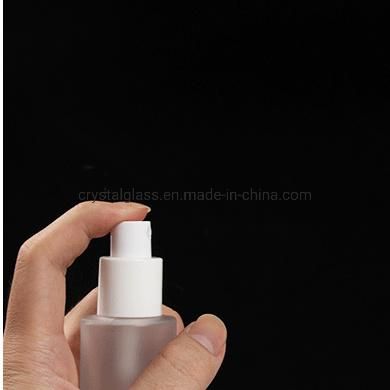20ml 30ml 60ml 80ml 100ml 120ml Glass Lotion Bottle for Cosmetic Packing