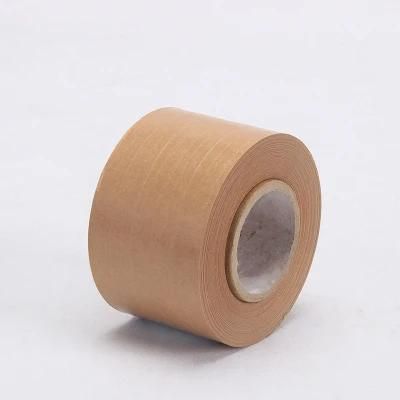 China Manufacturers Brown Biodegradable Water Activated Kraft Gummed Paper Tape