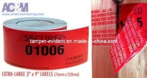 Security Custom Anti-Counterfeiting Voidopen Sticker