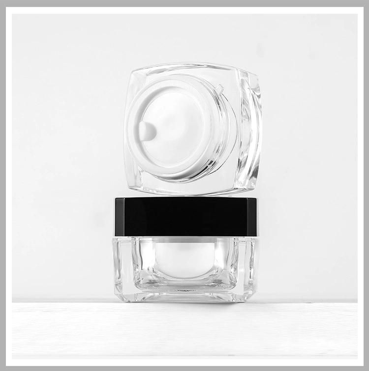 5g 10g 20g 30g 50g Transparent Plastic Cream Jar for Skin Care