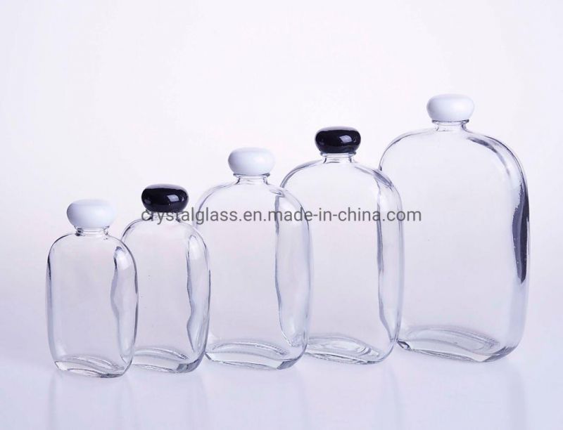 Eco-Friendly Shaped Glass Bottles for Beverage Juice Packing 330ml