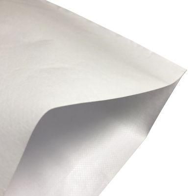 Flour Bag 5kg 10kg 15kg Kraft Paper Lamination PP Woven Bag Food Grade Packaging Bag with Plastic Handle