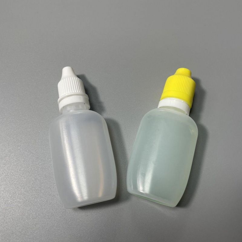 Plastic Oval E Liquid Medicine Squeeze Empty Eye Dropper Bottle