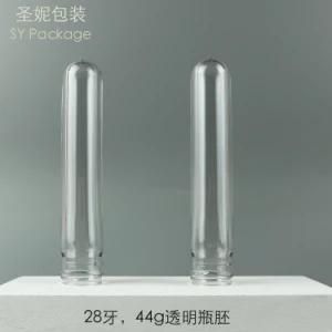 Factory Supply 29g Clear Color Pet Preform for Shampoo Squeeze Bottle