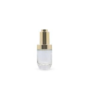 Electroplated Gold/Silver Colors Customized Essence Oil Moisturizer Glass Bottle