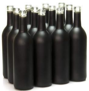 China Glass Bottles Factory Wholesale Custom Design 500ml Clear Empty Whiskey Liquor Wine Glass Bottle