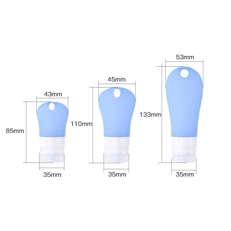 Travel Silicone Mini Shampoo Packing Bottle Suit