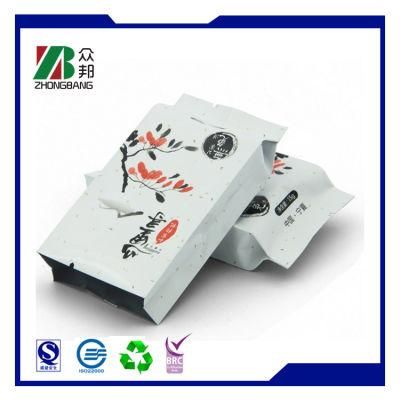 Laminated Aluminum Foil Side Gusset Plastic Bag for Tea