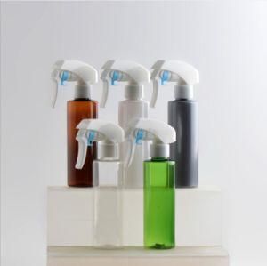 150ml Pet Plastic Flat Shoulder Hand Trigger Mist Spray Cleaning Bottle