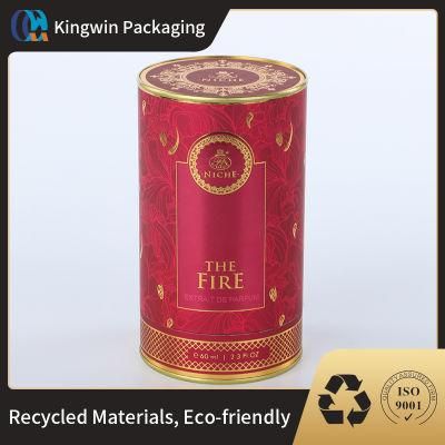 Circular Tube Recyclable Packaging Tube Wine Bottle Package Composite Tube Round Box Gift Box Packaging