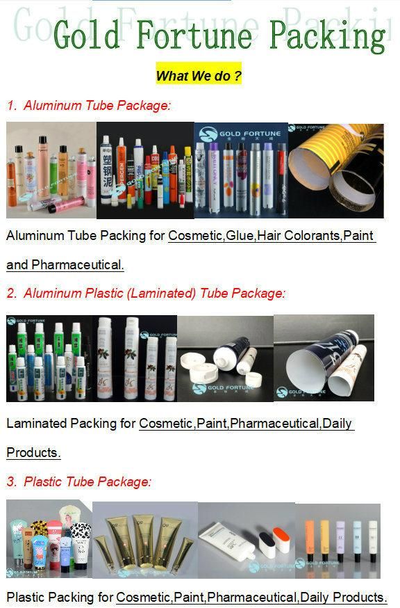 First Class Soildimix Adhesive Glue Tube Package Aluminum Collapsible Tube Package for Commercial/ D28mm 50g with Plastic Screw Cap