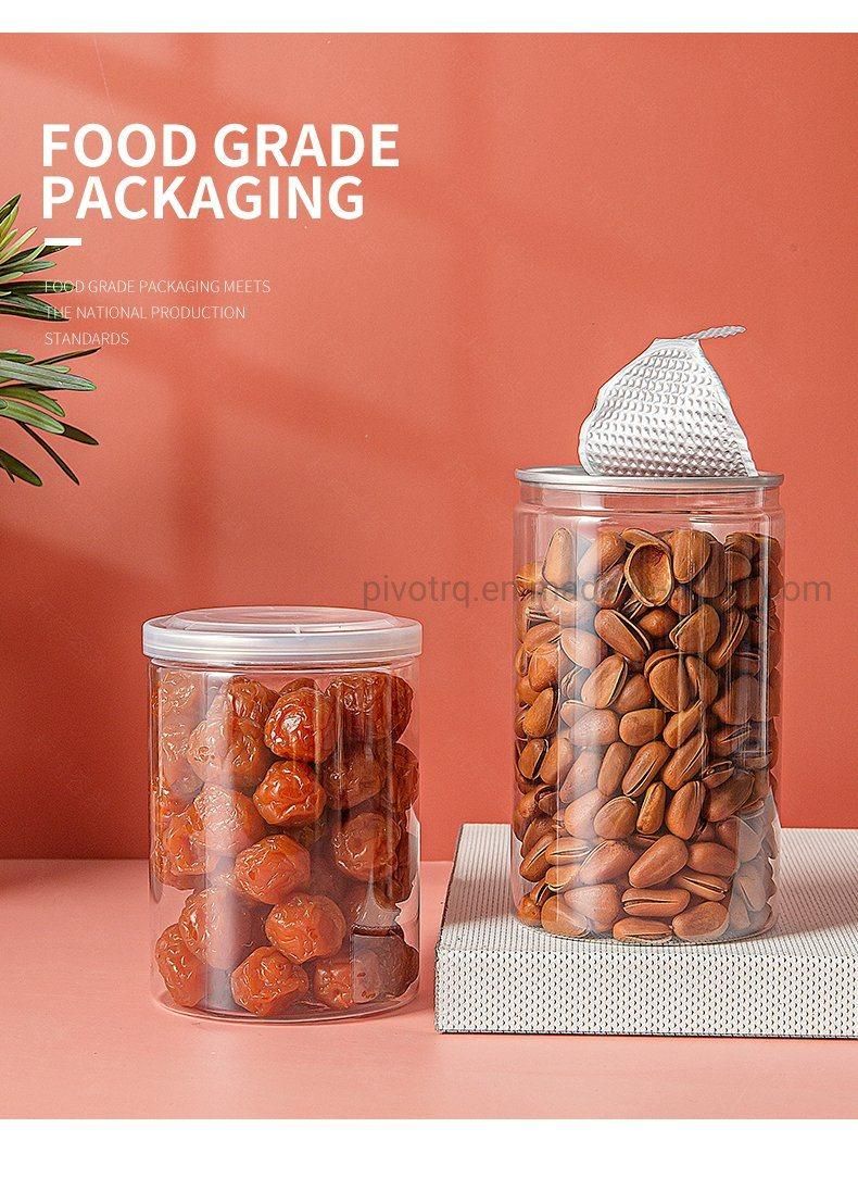 270ml Plastic Easy Open Pet Can for Dried Food /Beverage with Soft Peel Cap