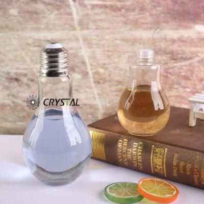 Lamp Bulb Milk Juice Bottle Yogurt Glass 800ml 26oz