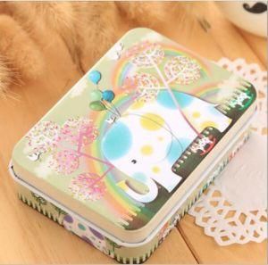 Little Elephant Design Cartoon Tin Box