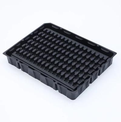 Customize High Impact Polystyrene Shipping and Reusable Thermoformed Stacking Plastic Tray