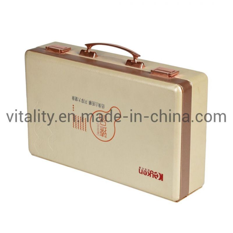 Cosmetic Box High-Grade PU Leather Cardboard Skin Care Box, Good Quality Custom Hand-Carry Box Storage Gold Box Gift Box