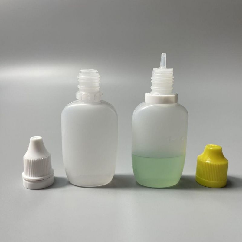 Plastic Oval E Liquid Medicine Squeeze Empty Eye Dropper Bottle