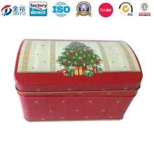 Rectangle Christmas Design Money Saving Tin Box