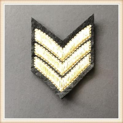 Custom Embroidered Patch Iron on, Name Badge Applique Embroidery Clothing Patch