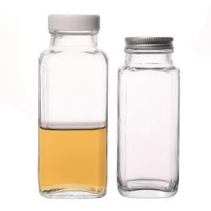 High Grade Brand Production Empty Clear Round Compact Glass Water Bottle 350ml
