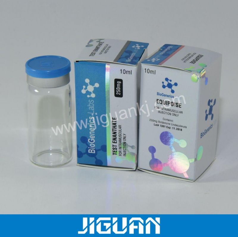 Customized Color Logo Printed Artpaper Tuck End Box Vial Boxes
