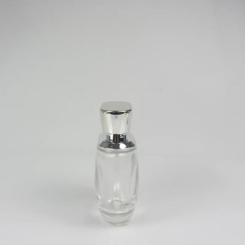 Selling Perfume Fragrance Glass Bottle with Silver Spray and Cap