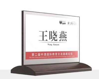 7.4&quot; 800X480 APP Electronic Nameplate Black/White/Red Wireless E-Paper Display Conference Table Card