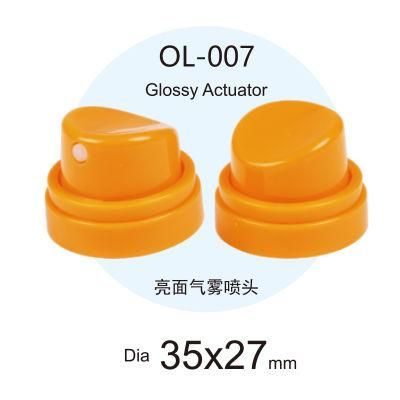 Body Spray Round Cosmetics Deodorant Jar Glossy Actuator Cap