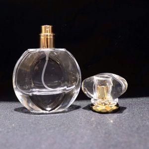 Custom Logo Wholesale Luxury Refillable Empty 30ml Black Colour Glass Perfume Bottle with Cap