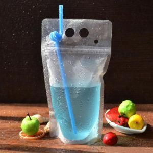 Stand up Pouch Transparent Packaging Zip Lock Drink Juice Plastic Mylar Bag