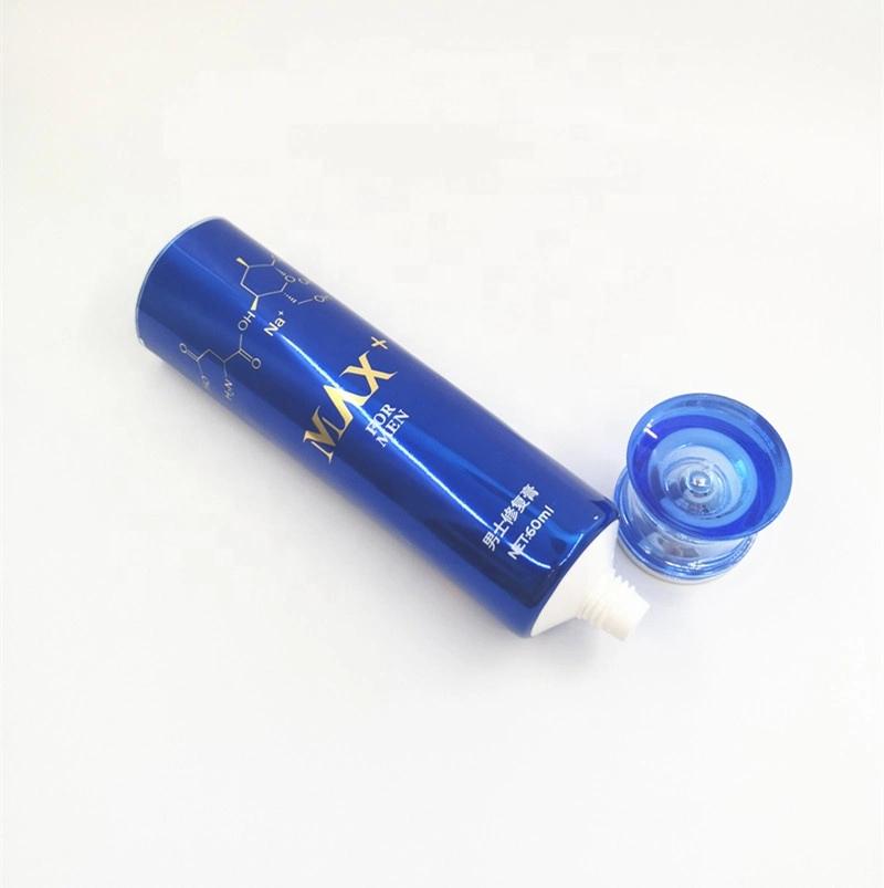 Hight Quality Blue Hot Stamping Cosmetic Plastic Tubes Packaging