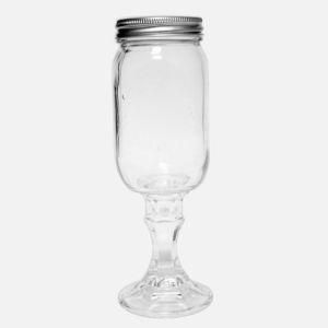 500ml Clear Glass Wine Redneck Mason Jar Wholesale