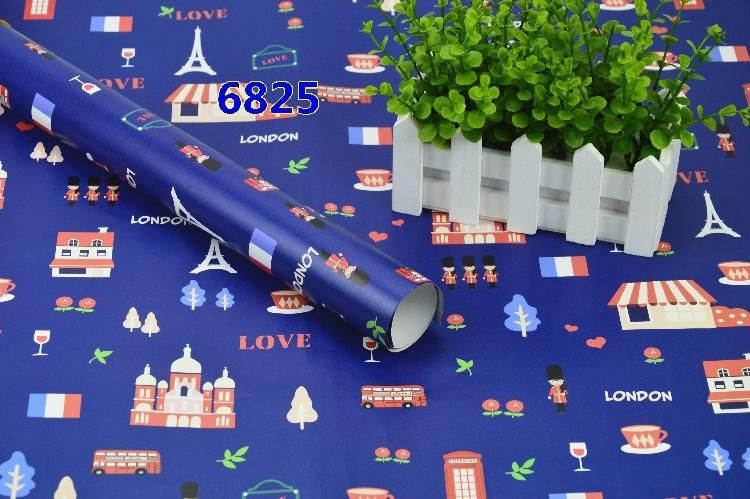 Elegant Newspaper Gift Flowers Tissue Wrapping Paper