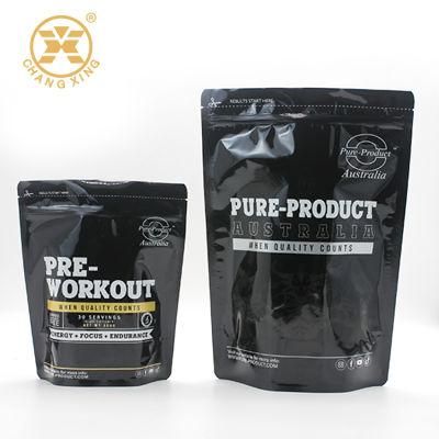 Custom Printed Eco Friendly Biodegradable Aluminum Foil Plastic Stand up Whey Protein Pouch Food Coffee Powder Bag