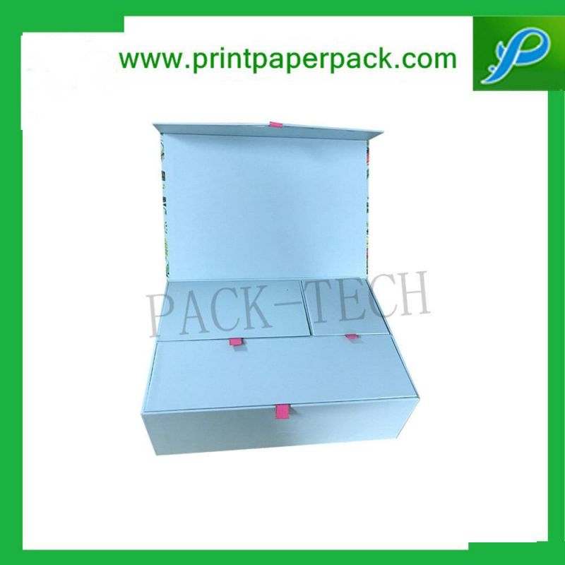 Wholesale Luxury Folding Rigid Big Size Paper Cardboard Cosmetic Packing Cupcake Boxes Flower Paper Box Stationery Boxes