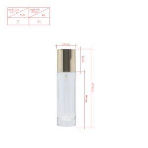 30ml Electroplating Cap Cosmetic Packagings Serum/Emulsion Glass Bottles