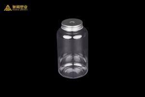 Pet Fat Milk Tea Bottle 750ml Dwarf Fat Bottle Wide Mouth Juice Drink Transparent Plastic Bottle