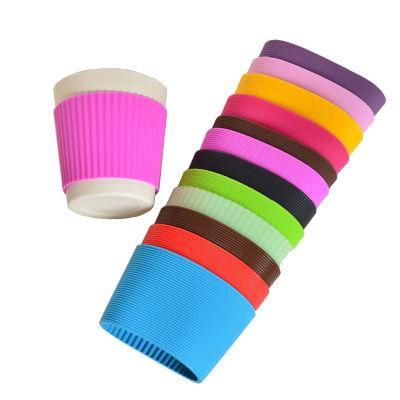 Portable Silicone Water Bottle Mug Silicone Rubber Coffee Cup Sleeve