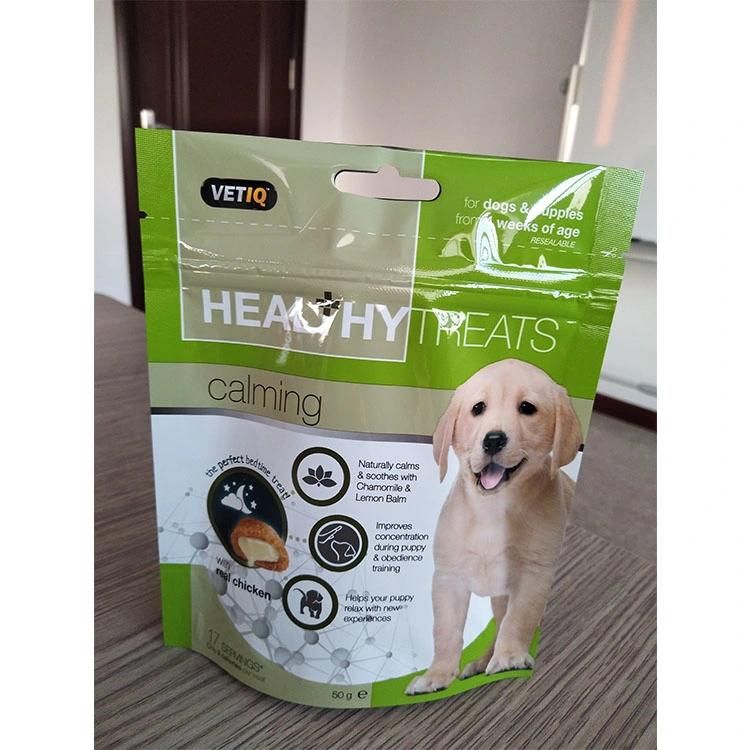 Reclosable Zip Top Food Packing Plastic Bags, Pet Food Packing Bags